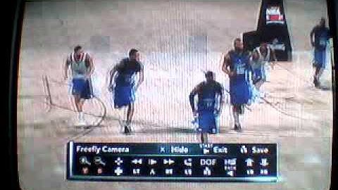 NBA 2K11 My Player: The Final draft Combine Game.