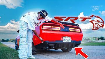 HOW TO INSTALL REAR DIFFUSER MOD ON A DODGE CHALLENGER SCAT PACK 392 *MUST-HAVE INSTALL + RESULTS!!