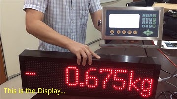 LED Weight Remote Display Panel Dini Argeo DFWLID | Weight Remote Extender | LED Display panel Malay