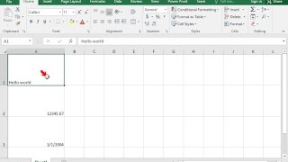 Aplly the following allignment-orientation in the active worksheet :  Cell Α1: rotation by 45...