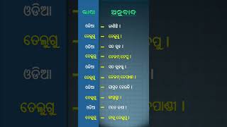 ସତ କୁହ || ଓଡ଼ିଆ ଭାଷାରେ ତେଲୁଗୁ ଅନୁବାଦ || learn telugu translation in odia #telugulearning #trending