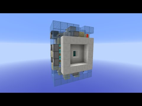 Minecraft 3x3 Vault Door [Tutorial]