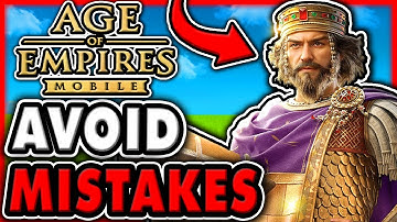 Age of Empires Mobile BEGINNERS GUIDE - Tips for NEW Players