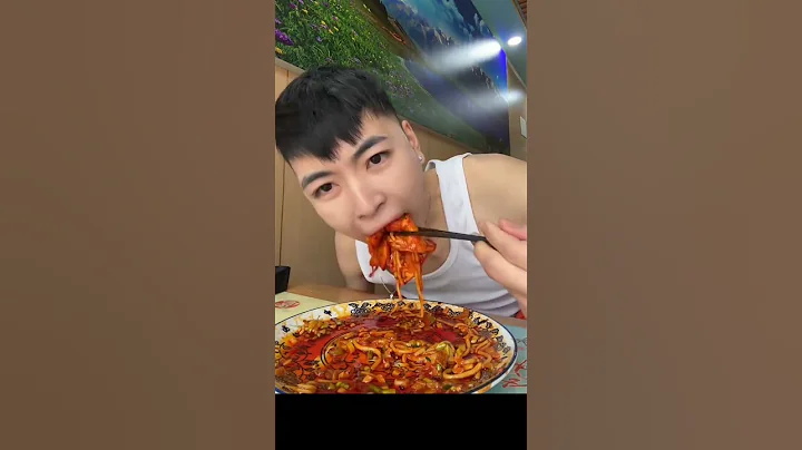 TASTY and spicy TURKEY noodles | MUKBANG ASMR EATING #shorts #food #mukbang #asmreating #delicious