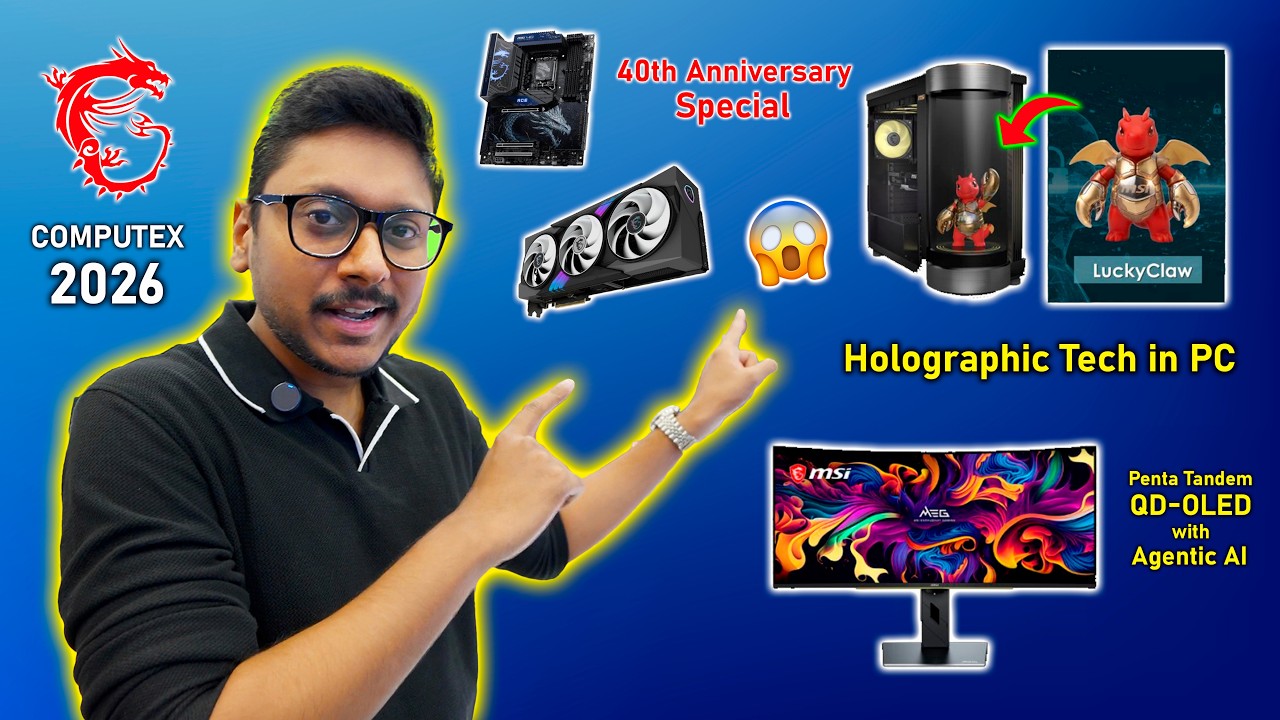 Gaming PC with Holographic Tech..? 🤯 Crazyy Stuff from MSI !! 🔥