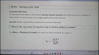 AU - CE 3391 - FLUID MECHANICS AND MACHINERY , R-2021, APRIL/MAY 2024