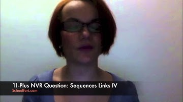 Sequences, Analogies, & Finding the Odd One Out (X) | 11-Plus Non Verbal Reasoning Exam Question