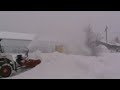 Big Pigg snow blower on Bobcat Skid steer