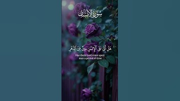سورة الإنسان #shortvideo #اكسبلور #القران #راحة_نفسية #دويتو #لايك #ترند #حالات_واتس #تيك_توك #قرآن