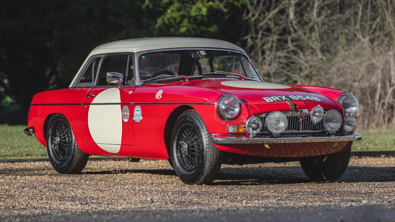 Iconic Auctioneers | 1964 MGB Roadster Ex-Works BRX 854B-Auction Lot