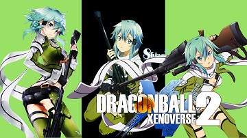 DRAGON BALL XENOVERSE 2 SINON SWORD ART ONLINE