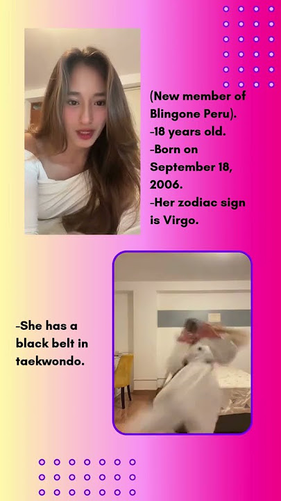 English/ Meet Mia Bedon (New member of Blingone Peru)  #blingone_peru #kpop