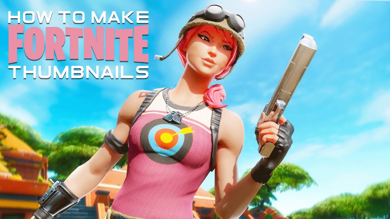 How To Make 3d Fortnite Thumbnails In Blender 3d Full Tutorial Youtube