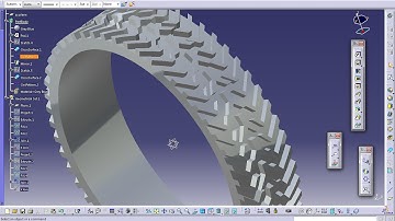 Catia V5 Tutorial|Automotive Engineering Design|How Create a Tyre(Easy Steps Beginners)|Part 2