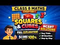 Class 8 Maths Chapter 1 | Squares & Cubes. NCERT Solutions | Easy Explanation for Kids सभी प्रश्न हल