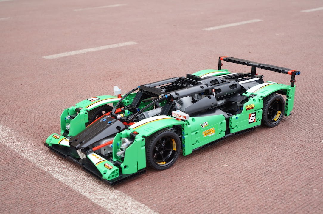 LEGO Technic 42039 RC Motorized (2 XL-motors) Race car by 뿡대디 - YouTube