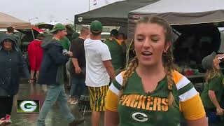 Die hard Packers fans come out despite rain