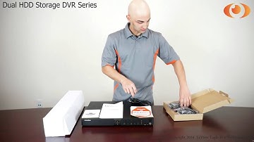 Laview USA Unboxing LV-KD3542B 4 Channel DVR System 2 Cameras Complete DVR System Kit