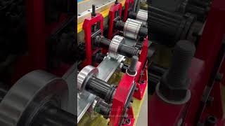 Ornamental steel metal fences u structural channel horizontal rails roll forming machine