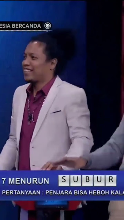 TTS Cak Lontong, semua pada gemes sama jawaban Teka Teki Sulit. #ttscaklontong #wib #lucu #nettv