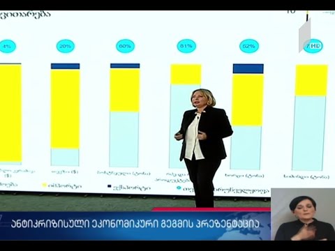 ანტიკრიზისული ეკონომიკური გეგმის პრეზენტაცია