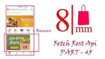 Fetch Rest Api - Part 45 | Ecommerce App (Grocery App) | Android Studio