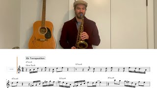 Slow Funk Etude - Lorenzo Ferrero Alto Sax Transcription