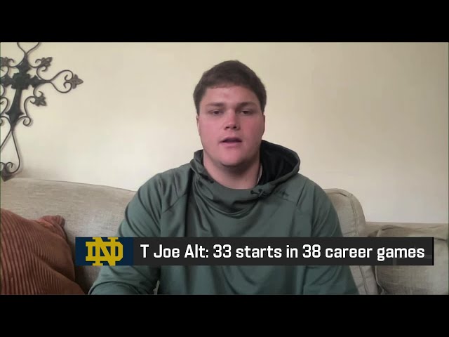 Notre Dame OT prospect Joe Alt joins 