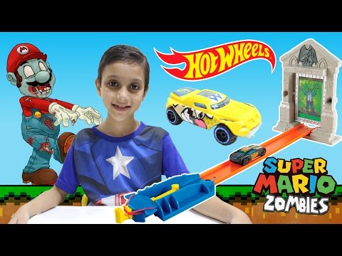 Hot Wheels Ataque Zumbi Pista Radical Carrinho Super Mario Wario - roblox super heroes vs zombies marvel avengers toysbr youtube