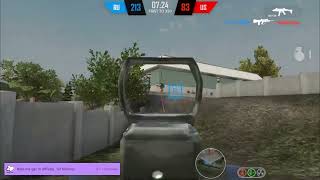 Conquest Match - tough almost solo - close win against team. Bullet Force First Person Shooter Game