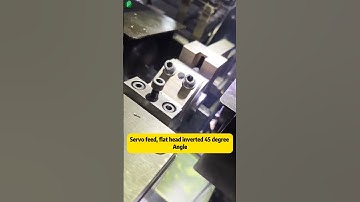 Automatic chamfer machining for steel tube, Servo feed, flat head inverted 45 degree Angle
