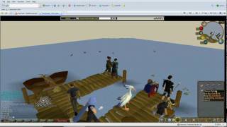 runescape level 99 fishing and get d claws BIG FISH