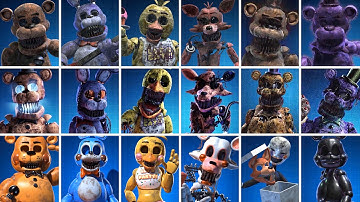 FNAF Sinister Animatronics Jumpscare & Workshop Animations