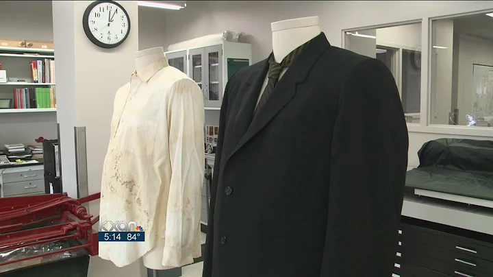 Suit worn by Connally from day he was shot displayed