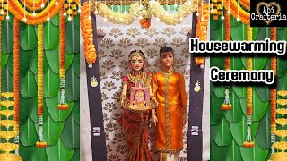 Gruhapravesam Dolls making at home|Housewarming Ceremony doll decoration|Traditional Bridegroom doll