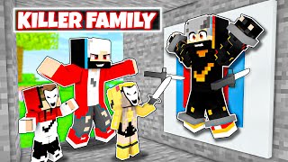 Having a FAMILY with a KILLER in Minecraft! (Hindi)
