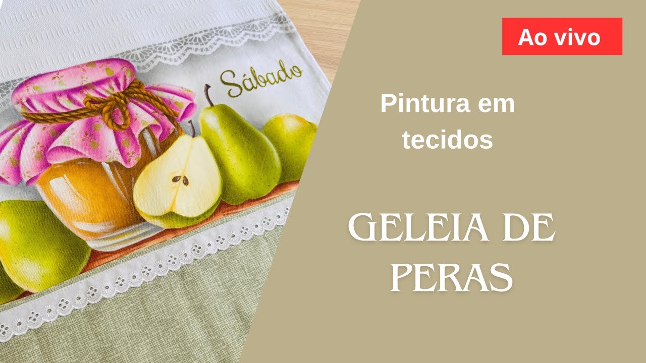 Como pintar Geleia de pêras / APOSTILA GELEIA DE FRUTAS DA ANGEL - aula 06