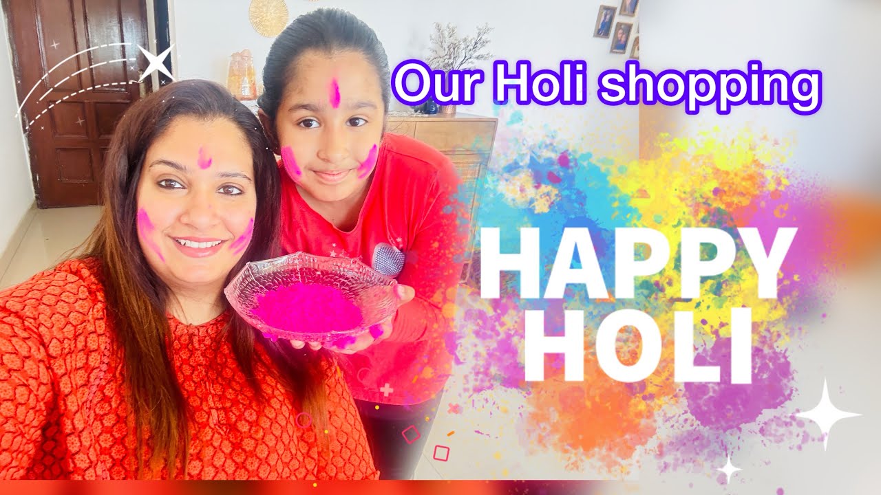 Ghar Baithe Holi Shopping 😍🌸 Instamart Se Pura Holi Setup! | Holi Haul Vlog
