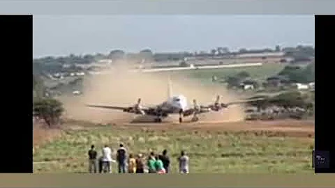 DC-6 Landing | Dirt Runway | #DC6