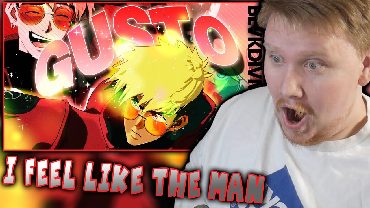 TRIGUN STAMPEDE RAP | GUSTO | BLVK DIVMONDS x MIX WILLIAMS | (Prod. by MBWAV) | REACTION