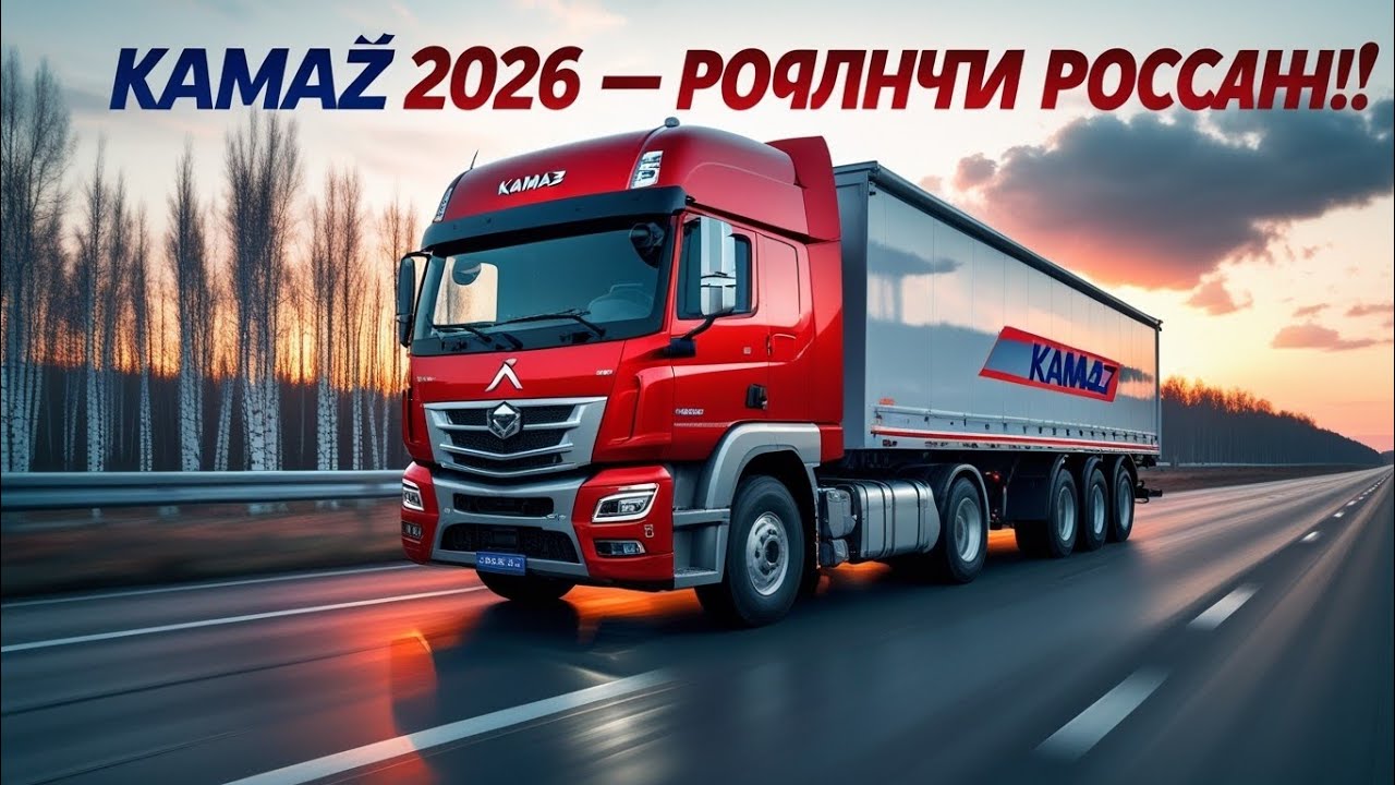 🚛 КАМАЗ 2026 — Революция на колесах! 🇷🇺