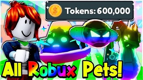 Rich Noob Hatches EVERY Rainbow Robux Pet With 600K TOKENS! 😲  - Clicker Simulator Roblox