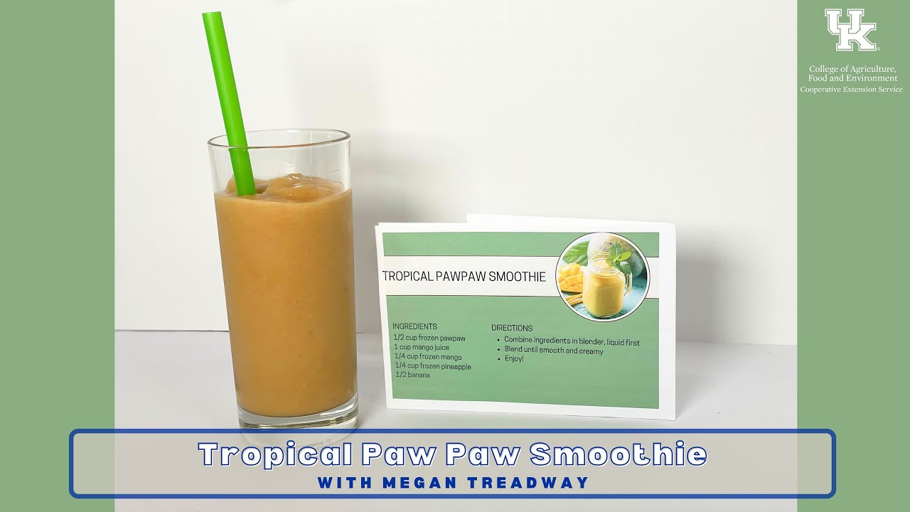 Tropical Paw Paw Smoothie YouTube