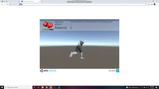 Unity WebGL application integrated with MetaMask via Web3 standard to connect Ethereum blockchain