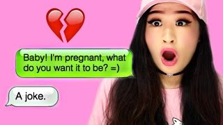 Reacting To The Funniest Pregnancy Texts Fails!