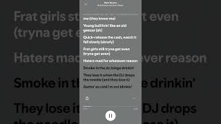 sped up Black Beatles - #spotify #fyp #shorts #lyrics #music