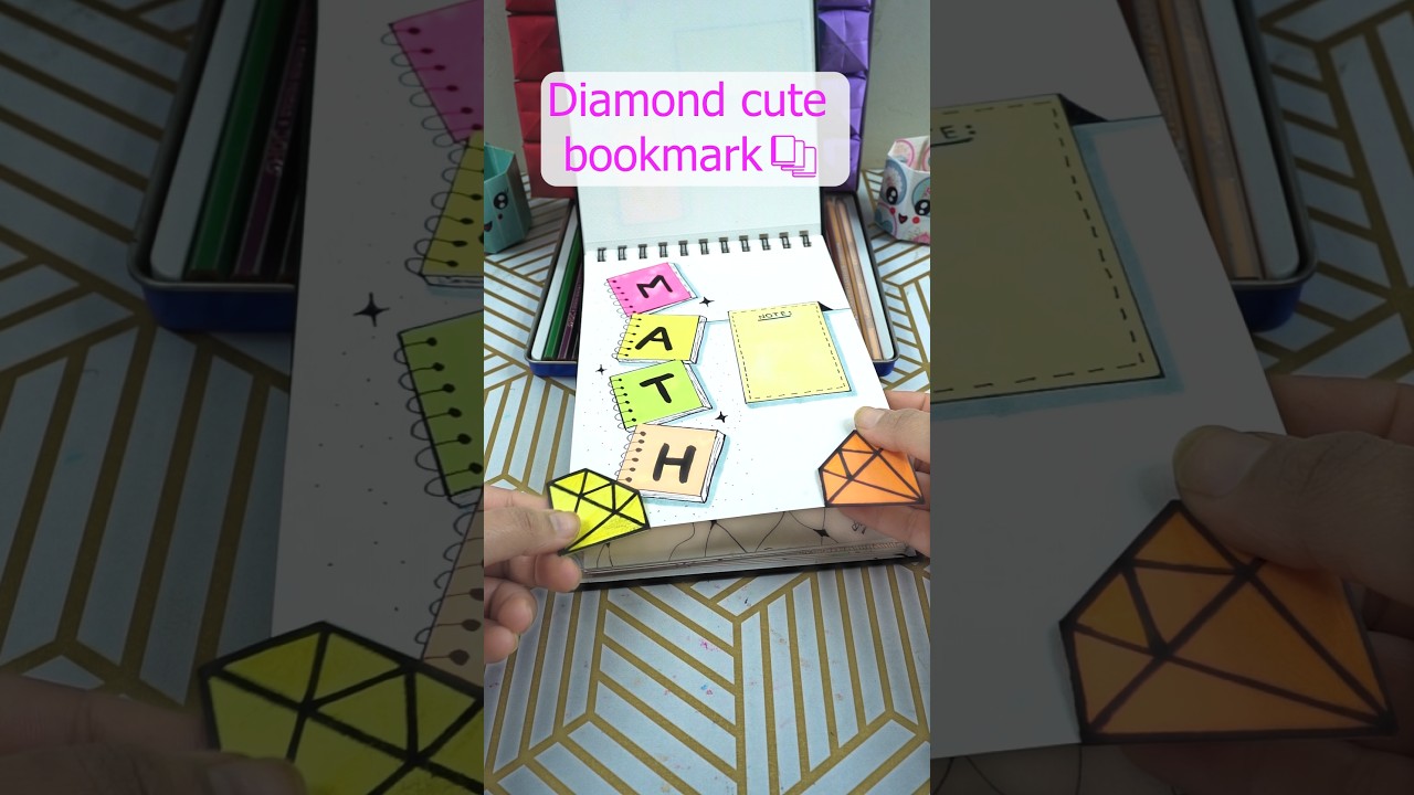 How to make Paper Bookmark for kids | Origami DIY 