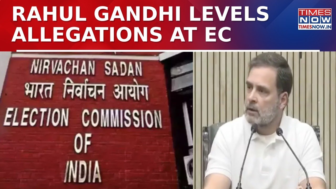 Rahul Gandhi Challenges Election Commission Over Voter List Anomalies In Maharashtra | Breaking News