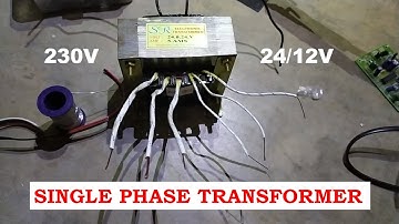Single phase step down transformer explained in Kannada | #SUNELECTRICAL