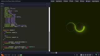 ASMR Programming - INFINITE in HTML & CSS - No Talking